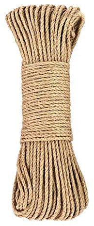 YITON Kratzbäume Katze 50M DIY Cat Scratcher Sisal Seil Für Cat Scratching Post Baum Und Turm Ersatz Natürliches Hanfseil 1St 10mm