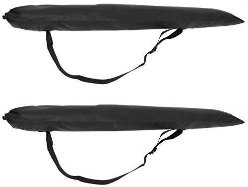 VGEBY Zeltstange Aufbewahrungstasche, 2 Stück Camping Zubehör Tasche Multifunktionale Tragbare Zeltüberdachung Stange Aufbewahrungstasche