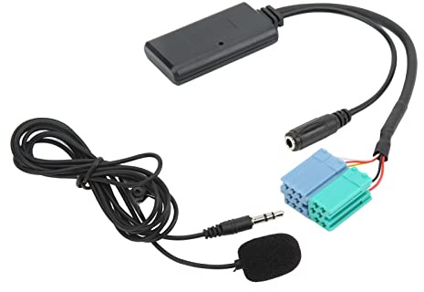 Auto Audio AUX Eingangsadapter Kabel Bluetooth 5.0 AUX Modul Ersatz für Mexico Pro Traffic Pro Monza Audioadapterkabel mit Mikrofon