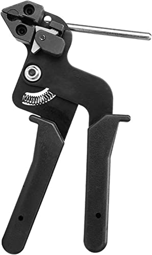 AVFORA Strumento di crimpatura Fascette autobloccanti in Acciaio Inossidabile Fissaggio Morsetto for Pistola Tendifilo Coltello Utensile da Taglio Manuale for pinze for la Gestione del Giardino