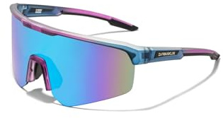D.Franklin - Occhiali da sole unisex con lenti a protezione UV - Modello hurricane