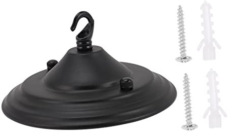 HOLIDYOYO Deckenlichtplatte Für Pendelleuchten Deckenabdeckplatte Mit Haken Kronleuchter-baldachin-kit Für Restaurant Bar Flur Wohnzimmer Vielseitig Einsetzbar