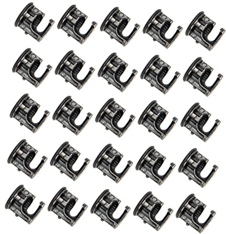 Generisch 100 Sätze Exzenterschlossabdeckung Verbindungsbeschläge für Möbel Stecker USB ersatzteile für gartenmöbel Schrankverbinder Verbindungsbolzen für Möbel Schrank Verbindungsbeschläge