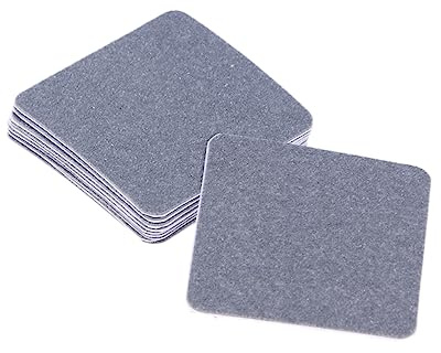 GAROZATION 10 Stück Anti Vibrations Pads Für Waschmaschinen Rutschfeste Fußpolster Aus Hochhärtem Gummi 5x5cm Schwingungsdämpfer Mit Strukturierter Oberfläche Kompatibel Mit Trockner Kühlschr