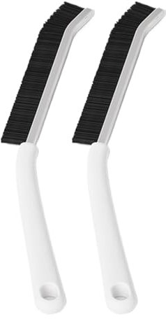 Fugen Reinigungsbürste,Harte Borsten Spalten Reinigungsbürste - 2X Reinigungsbürsten Für Fugen, Tote Winkel, Schmale Räume, Sockelleisten & Schiebetürschienen