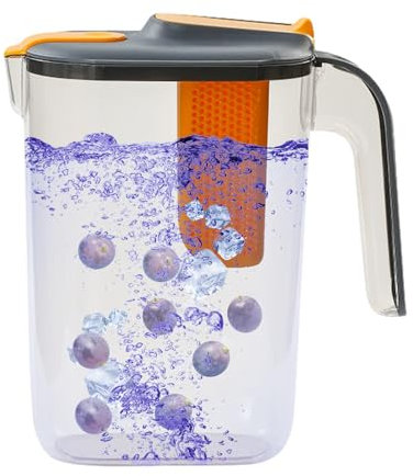 Jarra de 2600 ml con tapa de acero inoxidable | Jarra resistente al