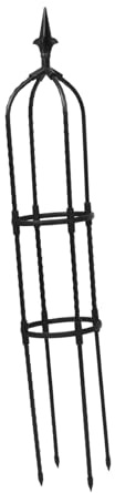 ibasenice Support Plantes Grimpantes Treillis Jardin Tuteur Pot de Fleurs Noir pour Plantes Dintérieur et Extérieur Support Pratique pour Pot
