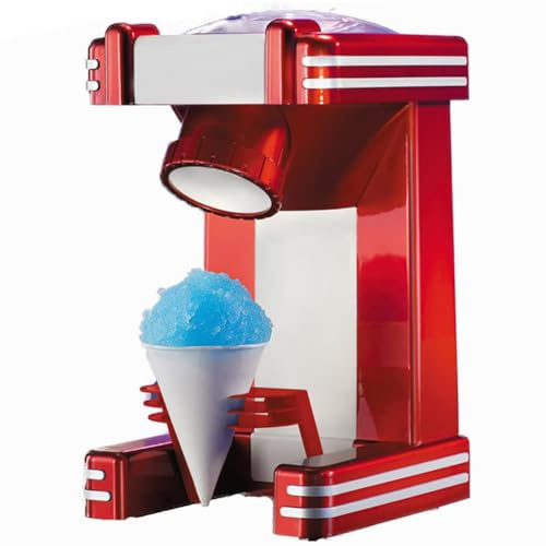 Elektrischer Eiszerkleinerer – Automatischer Schneekegelmacher, Rasierte Eismaschine für Smoothies, Slushies & Getränke – Ideal für Zuhause, Restaurants, Partys & Snack-Ständer