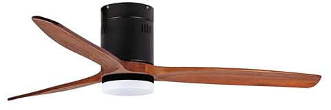 Orbegozo CP 172132 Ventilador de Techo con Luz | 132 cm | Motor DC | 35W | 6 Velocidades | LED CCT Regulable (Luz led 18 W) | Ultra Silencioso | Función Invierno/Verano
