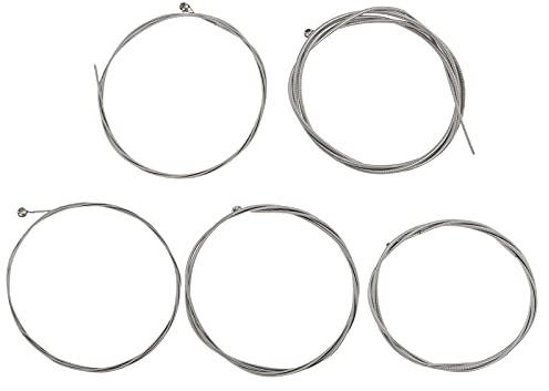 HUSHUI Elektriska Bassträngar 5-strängsset Stålkärna Nickellegeringslindning för Musiker 0,045 Till 0,130 5-pack