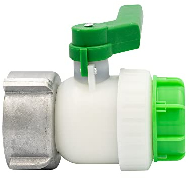 Stabilo-Sanitaer IBC Container Hahn S80x6 ÜWM 80 mm PE Kunststoff Kugelhahn Zubehör Tank Behälter