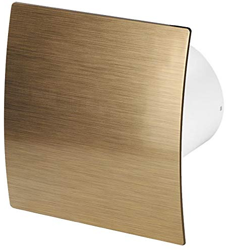 100mm Standard Extractor Fan Gold ABS Front Panel Escudo Wall Ceiling Ventilation