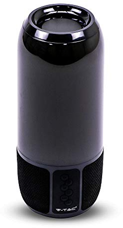 V-TAC Enceinte Bluetooth avec éclairage RVB VT-7456-2X 3Watt - Noir