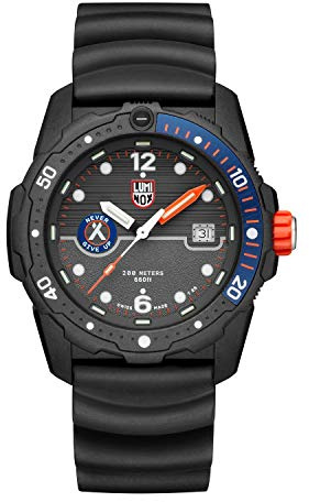 Luminox Bear Grylls Survival XB.3723 Herrenuhr 42mm - Militäruhr in Schwarz mit Datumsanzeige 200m wasserdicht