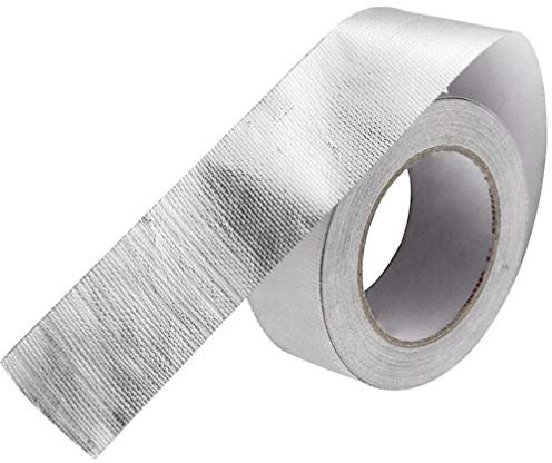 BESPORTBLE 25m Hitzeschutzband Aus Aluminiumfolie Hitzebeständiges Klebeband Für Auspuff Und Industrielle Anwendungen Isoliert Für Auto Und -auspuffanlagen Langlebig Und Abriebfest
