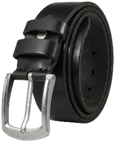 BELTER Ledergürtel Herren Echter Leder Vollledergürtel Männer Jeans-Gürtel 38MM Breit
