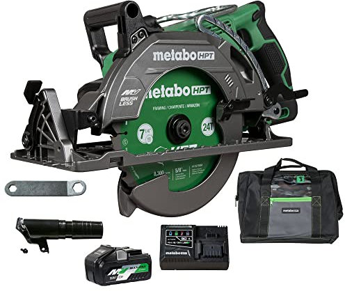 Metabo HPT 36V Rear Handle Circular Saw, Brushless, C3607DWA