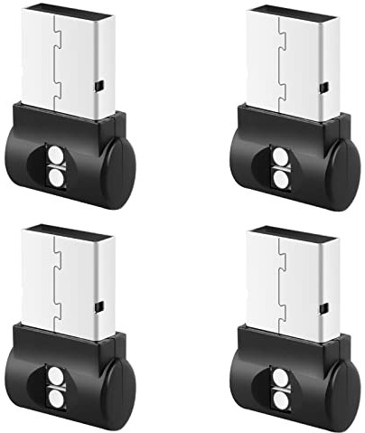 Lot De 4 Mini Lampes LED USB pour Voiture - LumièRe D'Ambiance Rvb - 7 Couleurs - pour IntéRieur De Voiture - pour AtmosphèRe Ambiante, Ordinateurs Portables, Veilleuses