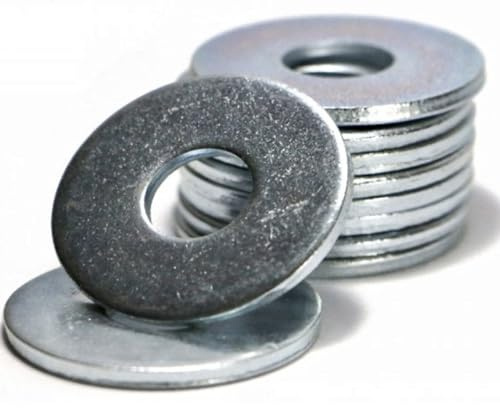 Arandela plana grande M4-4 mm (paquete de 25) arandelas de acero galvanizado en zinc DIN 9021