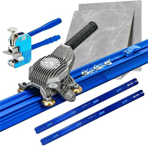 LMYYDES Tagliapiastrelle Manuale Tagliapiastrelle in Ceramica, Piastrelle in gres porcellanato, tagliatrice Professionale per lastre in Porcellana con Design a Doppia Guida e Ventosa in Vetro,3m