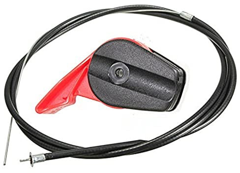 QUENPE Cable de Acelerador for cortacésped, Interruptor de Control Universal, Kit de manija de Palanca, cortacésped eléctrico de Gasolina Mango del Interruptor de Control del Acelerador