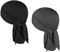 Toionmm 2 Stück Sport Bandana Cap, Schnell-trocknend Kopftuch Hat Herren, Atmungsaktive Sommer Kopftücher, Sportkappen im Freien für Joggen Laufen Wandern Berggehen Radfahren Klettern