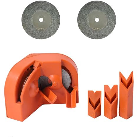 Multipurpose Drill Bit Grinding Sharpener, Elektrischer Messerschärfer, Bohrerschärfgerät für Bohrer, Schärfstation, mit 2 Schleifscheiben, 3 Bohrern