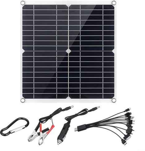 50 W Solar-Erhaltungsladegerät-Set für Wohnmobile, Boote, Geländefahrzeuge und Netzteil