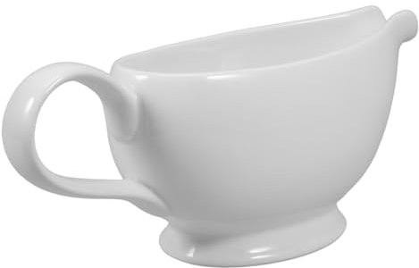 Holibanna Cubo De Salsa De Blanco Salsera Con Vertedor Para Ensaladas Aderezos Caldos Cremas y Leche Dispensador Para Refrigerador