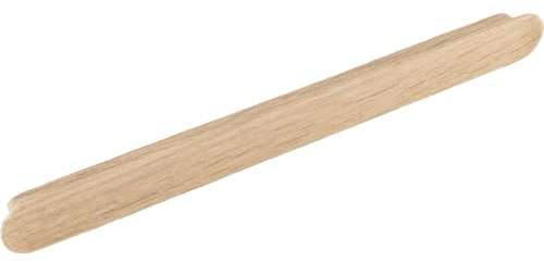 Griff Tuba LA 256mm, Holzgriff robuster Möbelgriff Breite 284mm, Eiche roh