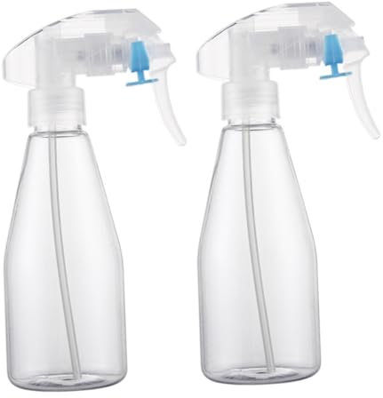 OATIPHO Spray Vuoti Contenitori Spray Ricaricabili in Plastica Pet e Pp da 200ml 2 Flaconi Facili da Usare per Liquidi, per Piante e Prodotti la Pulizia in Salone