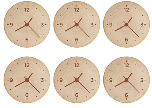 6 abrelatas de madera para frigorífico simple y redondo, imán para nevera, abrelatas de cerveza, recuerdo de boda, imán de nevera de madera