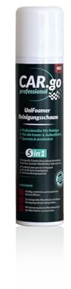 CAR.go UniFoamer Reinigungsschaum – Auto Innenraum & Außen – Für unterwegs – Wasserlose Autopflege – 5in1 Kfz Schaumreiniger – Made in Germany