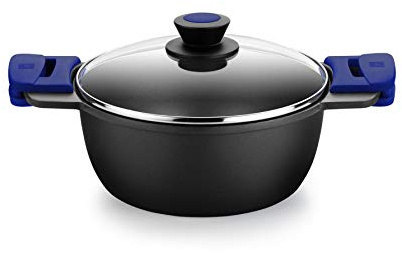 BRA Advanced Cacerola 28 cm, Aluminio Fundido con Antiadherente, sin PFOA Reforzado de Rendimiento Superior, Inducción, 5.7 litros