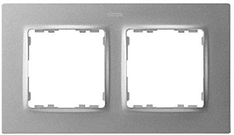 Simon 8200627-093 placa de pared y cubierta de interruptor Aluminio