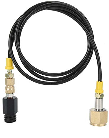 EVTSCAN 1,5 m W21.8-14 DIN477 CO2 Tank Adapter Soda Hochdruckschlauch Kit Zubehör für SodaStream
