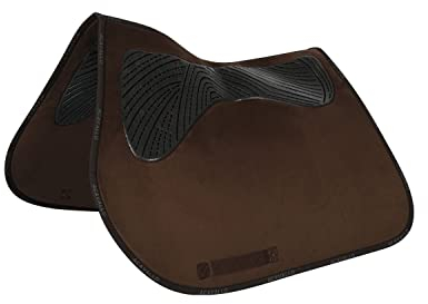 Acavallo Schabracke Doppel Gel Springen, Größe:OneSize, Farbe:braun
