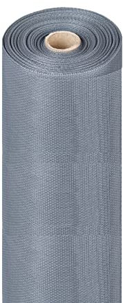 Fiberglas Fliegengitter Grau Meterware 80cm Rollenbreite | 1x1mm Maschenweite | individuell Zuschneidbar | UV und Feuerresistent | Stabil und langlebig