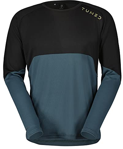 Scott Trail Tuned DH Fahrrad Trikot lang aruba grün/schwarz 2023: Größe: XL (54/56)