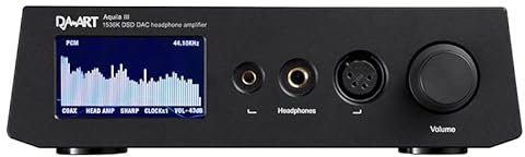 Yulong Aquila III AK4499EX DAC Verstärker bis DSD1024 PCM1536kHz Vorverstärker/Kopfhörerverstärker (schwarz)