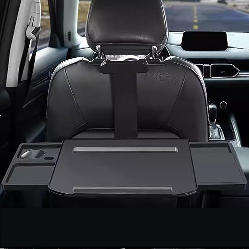 PERTID Wandklapptisch, RV Tisch, Klapptisch, Auto Rücksitz Tablett, Faltbares Tablett, Sitzlehne, Laptop Schreibtisch für Autofahrten, Zum Arbeiten, Schreiben, Essen, Reisen