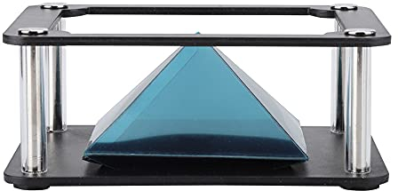 Projecteur D'hologramme de Smartphone Mobile de 3.5 à 6 Pouces, Projecteur de Présentoirs Holographiques 3D pour L'interaction de Dessin animé (Style cylindrique)