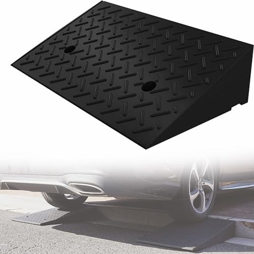 Auffahrrampe Pkw Türschwellenrampe Für Rollator, Bordsteinrampe 3 4 5 7 8 9 10 11 12 13 14 15 cm Hoch rutschfeste Oberfläche, rutschfest Rollstuhl Schwellenrampe (Size : 100x25x10cm)