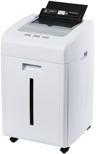 Kalopsia Paper Shredder Heavy Duty: 200 Sheets Auto Feed Micro Cut 40 Mins Commercial Shredder P5 Security Level Credit Card/CD/Staple Paper Shredders for Home Office with 35L Bin
