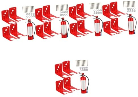 jojofuny 5 Juegos De Soporte Para Extintor De Incendios Soporte De Tornillo Para Montaje En Extintor Artículos Imprescindibles Para La Soporte Para Extintor Doméstico Soporte De