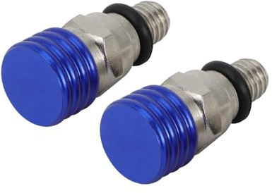 Motorrad Gabel Entlüfter Gabel Luftdruckentlastung-Blau | Gabel Entlüftungsventil Druckablass für WR250F WR450F YZ250F YZ450F SHO.wa/Kayaba Gabeln M5 0,8MM YZF M5 0,8MM