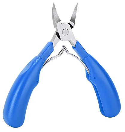 Pinze per Cuticole, Tagliaunghie in Acciaio Inox per Unghie Dei Piedi, Tagliaunghie per Unghie Incarnite Tagliaunghie per Cuticole Strumento per Tagliare la Pedicure (BLUE)