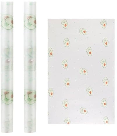Pasdrucn 2Pcs Antirutschmatte Schubladenmatte Küche, 45x150cm Schrankpapier Abwaschbar, Folie Für Küchenschränke, Kühlschrank Matten, Schubladenmatte Antirutschmatte Küche, (zuschneidbar) (A)