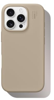 IDEAL OF SWEDEN Silicone iPhone 16 Pro Max Hülle MagSafe – Beige Design, Dünnes & Leichtes Case, Stoßfest & Stylisch Und Langlebig Für Optimalen Schutz Im Alltag