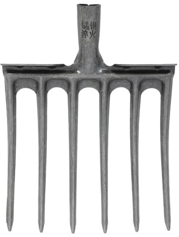 Supvox Robuster Stahl Gabelkopf Gabelripper Für Landwirtschaft Und Garten Bodenlockerung Befestigung An Holzgriff Multifunktionales Gartengerät Zur Bodenbearbeitung